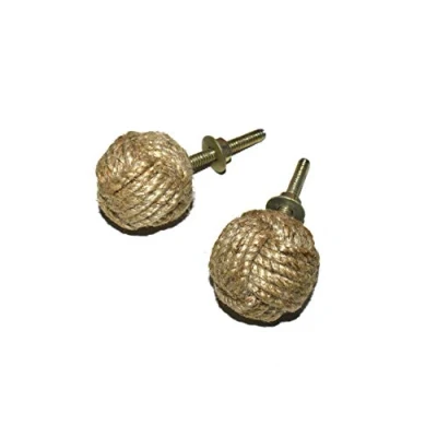 Image of Jute Rope Door Knob (Set of 2)