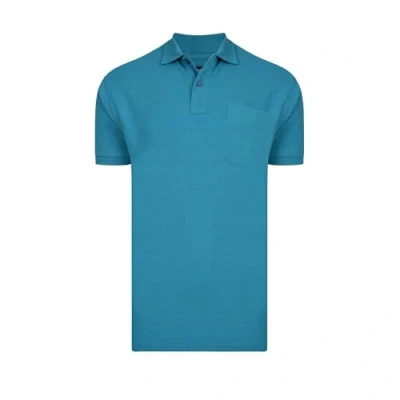 Image of KAM Mens Polo Shirts Short Sleeve Collared Neck Lightweight Sports Gym Tee Top for Big Tall Men Plus Size Breeze 7XL