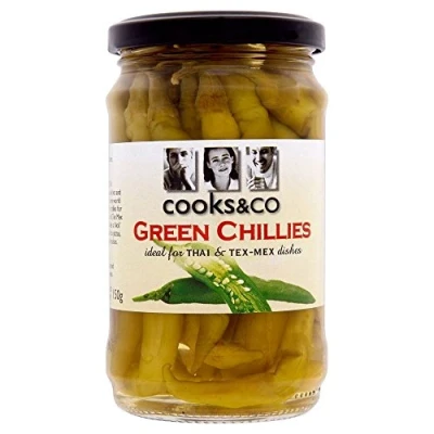 Image of Cooks &amp; Co Green Chillies (300g) Pack of 2