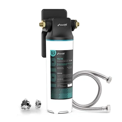 Image of Frizzlife SW10 Under Sink Water Filter System, NSF/ANSI 53&amp;42 Certified, Reduces 99.99% Lead, Chlorine, Bad Taste &amp; Odor, Direct Connect Counter Drinking Filter, High Capacity, 0.5 Micron