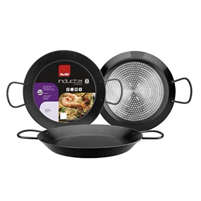 Image of Ibili Inducta Paella Pan, Aluminium, Black, 30 x 5 cm