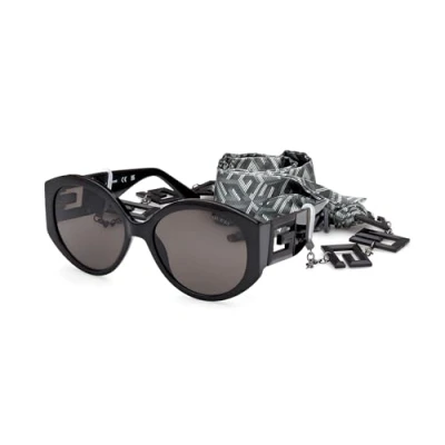 Image of Sunglasses Guess Gu7917 col. 01a Donna Rotonda Nero