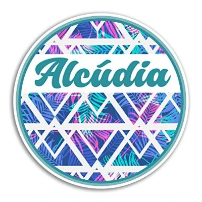 Image of 2 x 10cm Alcúdia Spain Vinyl Stickers Fun Travel Sticker Laptop Luggage #32892 (10cm Wide)
