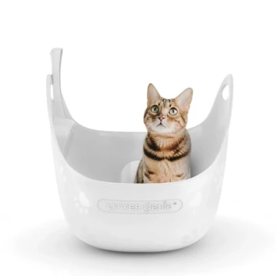 Image of Litter Genie Box With Scoop, White