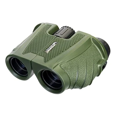 Image of Levenhuk Travel 10x25 Compact Lightweight 10x Binoculars for Hiking and Watching Football Games, Green Colour
