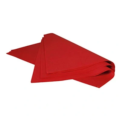 Image of Clairefontaine 393606C A Ream Of Red Tissue Paper 480 sheets Format: 50x75cm 18g Colour: Gift wrapping, decoration, creative hobbies, flower DIY