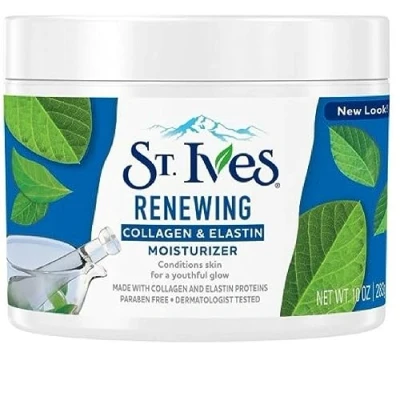 Image of St Ives Collagen Elastin Face Moisturizer Timeless Skin 10 oz. Jar (3 Pack)