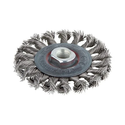 Image of wolfcraft Stainless Steel Wire Wheel Brush, twisted I 2701000