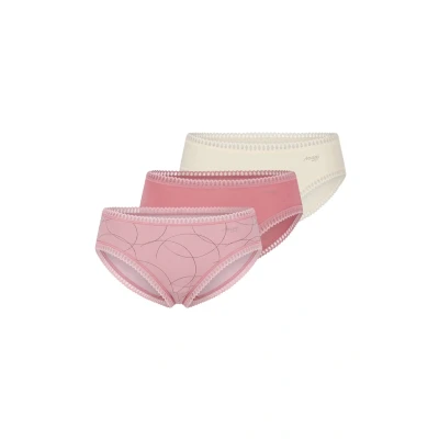 Image of Sloggi Women&#039;s Go Crush Hipster C3p Briefs, Multiple Colours 2, M (Pack of 3)