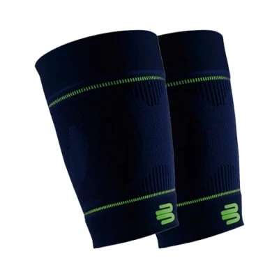 Image of BAUERFEIND, 1 Pair of Unisex Right/Left Upper Leg Compression Sleeves, For sports and exercise, Strengthens musculature, Size: S, Navy, 29345721500031