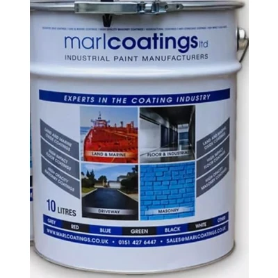 Image of marlcoatings Heavy Duty Polyurethane floor paint 10L (Dark Blue)