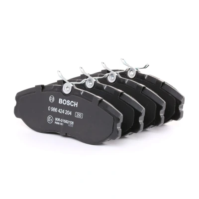 Image of 410600F025, 410602X825, 410609C125, 410609C525, 410609C526 Brake pad set BOSCH 0 986 424 204 BMW: 3 Saloon, NISSAN: TERRANO 2, Serena