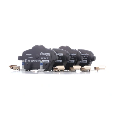Image of 2167235, 2289147, 34112167235, 34112289147, 34116798469 Brake pad set BREMBO P 06 051X prepared for wear indicator without accessories MINI: Hatchback
