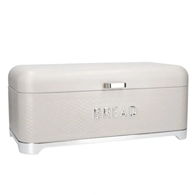 Image of Lovello Textured Latte Cream Bread Bin