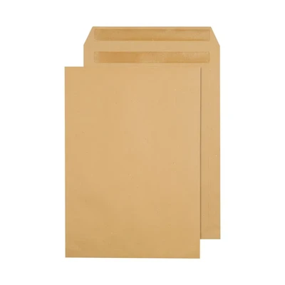 Image of Q Connect C4 Envelopes Pocket Self Seal 90gsm Manilla (Pack of 250)