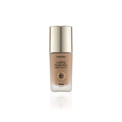 Image of Collection Cosmetics Lasting Perfection Matte Foundation, Full Coverage, 27ml, Chestnut