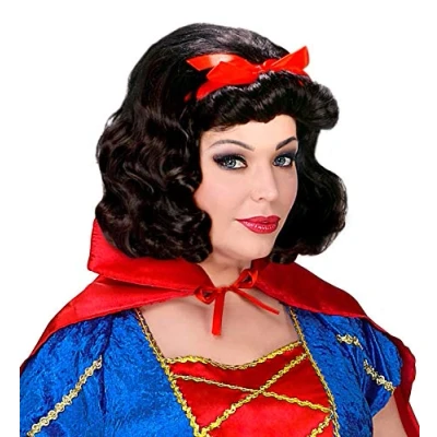 Image of Fairy Tale Bianca w/ Ribbon for Snow White Wig Fancy Dress Costumes &amp; Outfits Accessory