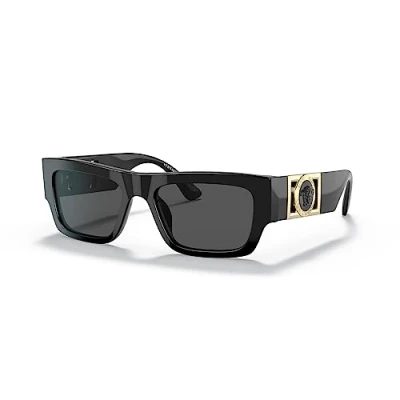 Image of Versace Unisex Sunglasses, Size: 53, Black