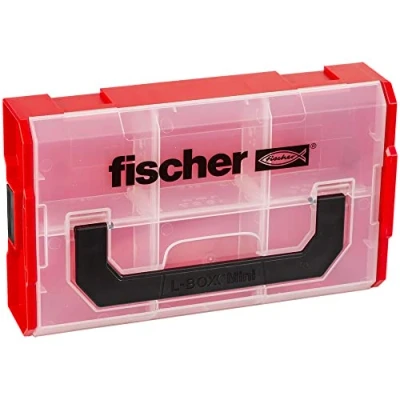 Image of fischer 533069 Briefcase, Red, FIXTAINER Vide