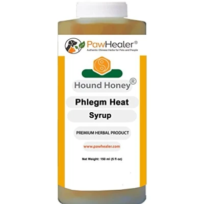 Image of PawHealer Dog Cough Remedy Hound Honey Syrup (Phlegm Heat) for loud, honking coughs 150 ml