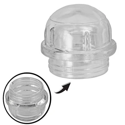 Image of SPARES2GO Screw in Lamp Bulb Lens Cover for Hotpoint Oven Cookers