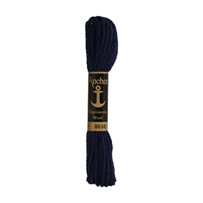 Image of Anchor Embroidery Thread, Wool, 8638, 10m