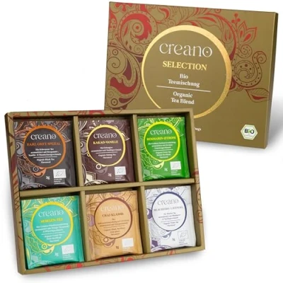 Image of Creano Organic Tea Gift Set 24 Bags in 6 Dreamy Varieties 48 g