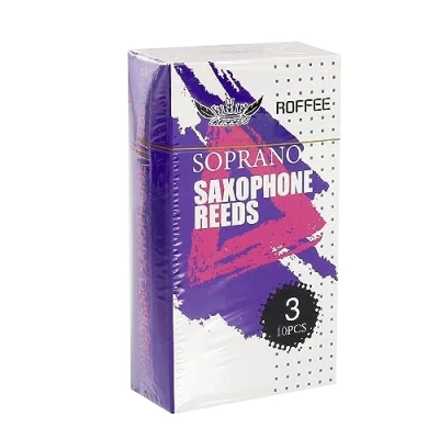 Image of ROFFEE Soprano sax saxophone reeds strength 3.0, 10 pcs/box, individual packing