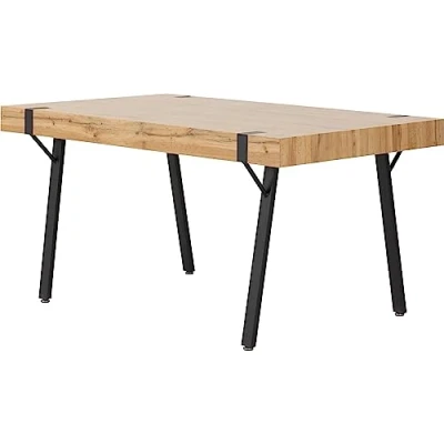 Image of Seconique Treviso Dining Table in Light Oak Effect