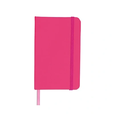 Image of eBuyGB A6 Coloured Hardback Lined Paper Notebook, Pink 1301211