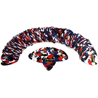 Image of Fender 098 0351 350 351 Shape Classic Picks, Medium, Confetti, 144 Count