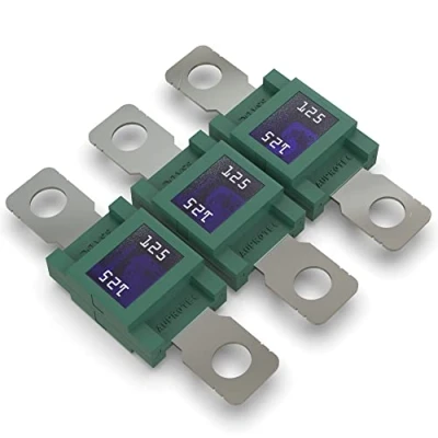 Image of AUPROTEC MEGA High current fuse Bolt on fuses: 125 amp green, 3 pcs