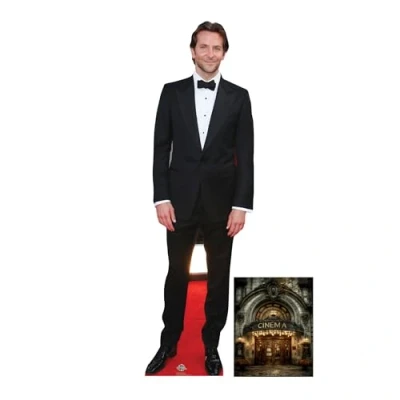 Image of Fan Pack Bradley Cooper Lifesize Cardboard Cutout/Standee Includes 8X10 (25X20Cm) Star Photo