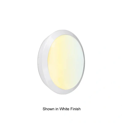 Image of Orbital 25W IP54 CCT Microwave LED Bulkhead Black Aurora