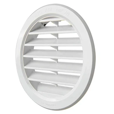 Image of La Ventilazione T10B Y Ventilation Grille, White, ø 120 mm