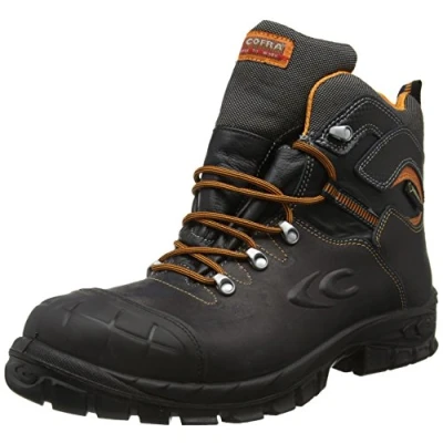 Image of Cofra 13030 000.W44 Size 44 S3 WR SRC &quot;Galarr&quot; Safety Shoes Black/Orange