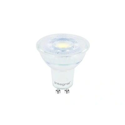 Image of Integral LED GU10 Glass PAR16 5.6W (56W) 4000K 450lm Dimmable Lamp 5 PACK