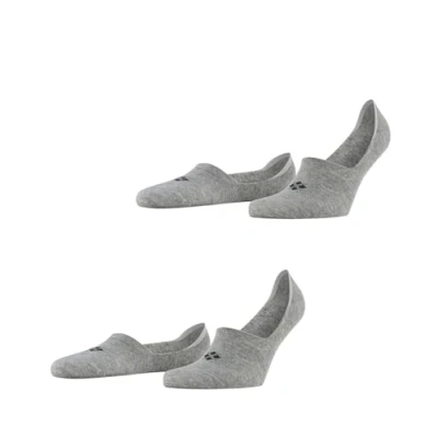 Image of Burlington Everyday 2PACK Hidden IN SHOE Trainer socks, Men&#039;s, Size: 8½ 9 ½, Light grey