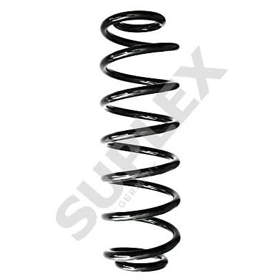 Image of 1K0511115BM Coil spring SUPLEX 39382 Rear Axle with constant wire diameter green (3x), white VOLKSWAGEN: Touran I, I