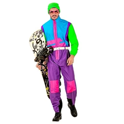 Image of Widmann 07513 Snowboarder Costume, Multicoloured, L