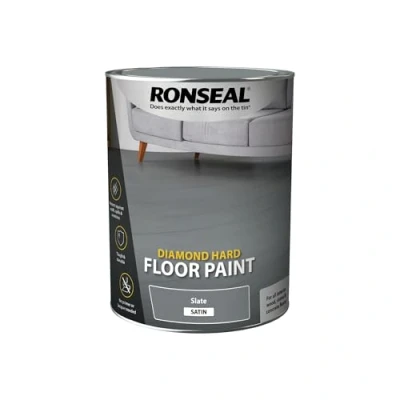 Image of Ronseal DHFPSL5L Diamond Hard Floor Paint Slate 5 Litre