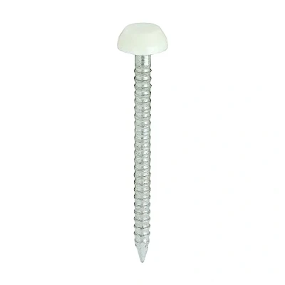 Image of Timco Polymer Headed Pins A4 Stainless Steel Cream (Size 30mm 250 Pieces)