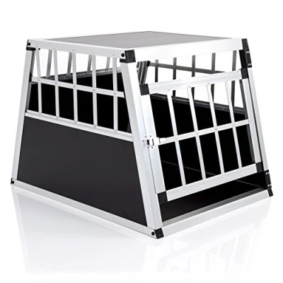 Image of Aluminium Car Dog Crate 10 sizes by Cozy Pet Travel Puppy Cage Carrier Transport Model ACDC01