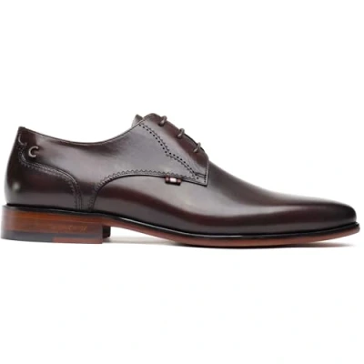 Image of Simon Carter Mens Basset Lace up Shoes Brown 7 UK