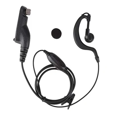 Image of Walkie Talkie Earpiece, G shape Ear hook Microphone with PTT switch, For Motorola Xpr7000 / Xpr7000e Xpr6000 /XIR P8200/ DP4800/ APX1000 Series Radio etc(1 Pack)