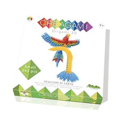 Image of CreativaMente 713 Creagami Parrot Box Game, Multi Coloured