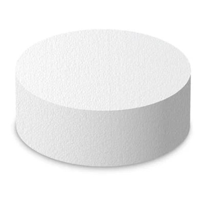 Image of 8&quot; inch Diameter Round Cake Polystyrene Modelling Dummy 5&quot; Deep