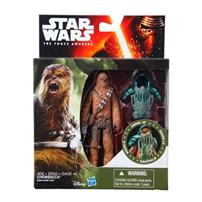 Image of Star Wars The Force Awakens 3.75 Inch Figure Forest Mission Armor Chewbacca