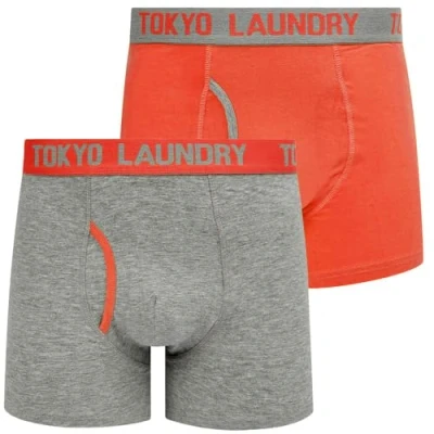 Image of Tokyo Laundry Men&#039;s 2 Pack Stretch Cotton Boxer Shorts