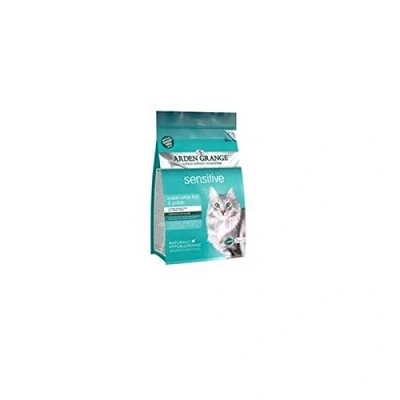 Image of Arden Grange Adult Sensitive Cat Food with Fish (4kg) (Pack of 2)